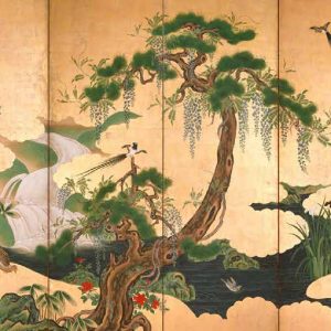 2JP1611 - KANO EINO - Birds and Flowers of Spring and Summer