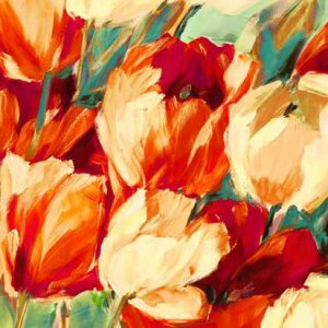 2SN6225 - Jim Stone - Red & White Tulips