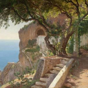 3AA3051 - Carl Frederic AagAard - Pergola in Amalfi