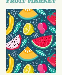 3AC7214 - Atelier Deco - Fruit Market: Tropical Fruit I