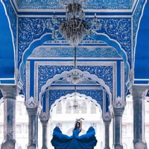 3AP7414 - Pangea Images - Palace in Jaipur, India