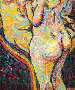 4AA6308 - Ernst Ludwig Kirchner - Two Nudes