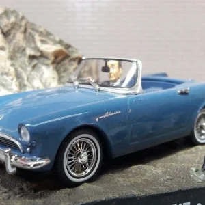 Lake Blue Sunbeam Alpine Series Mark 1 Convertible Car Tiger 1:43