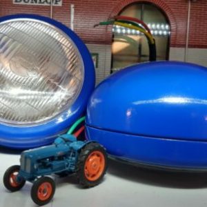 Fordson Tractor HeadLamps Dexta Power Major Butlers Type HeadLights Units x2
