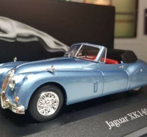 Jaguar XK140 Blue 1957 Convertible Open Top IXO 1:43