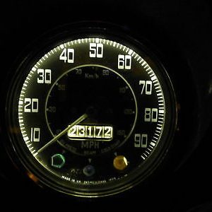 Classic Car POSITIVE EARTH Dash Dashboard light bulbs LED E10 screw fitting x4