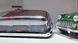 Lucas 467/2 Chrome Brass Glass numberplate light