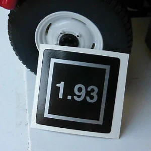 Land Rover Discovery Defender TD5 EGR BAC001110 Engine Emission Label Decal 1.93