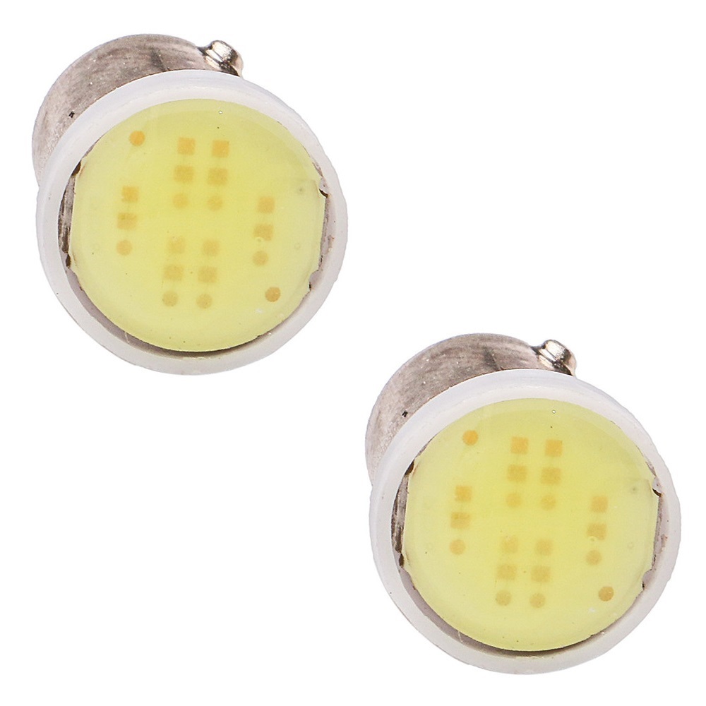 LED COB T4W BA9s 6000K White Interior Light Bulbs - Image 2